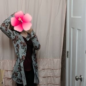 Floral cardigan